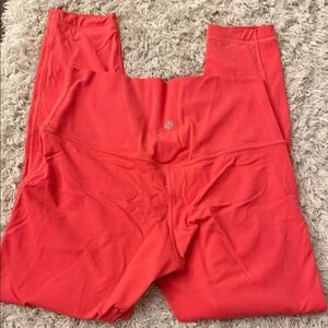 Lululemon Bubblegum Pink High-Waisted Leggings